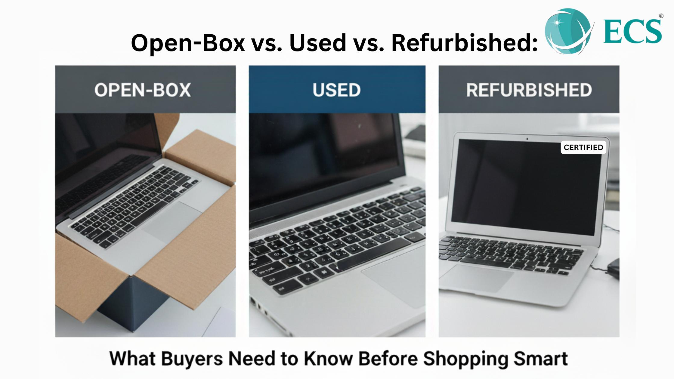certified refurbished vs open box vs used electronics differences certified refurbished vs open box vs used electronics differences